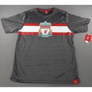Liverpool FC LFC Soccer Shirt Men's Large NWT Heather Gray Icon Sports Group